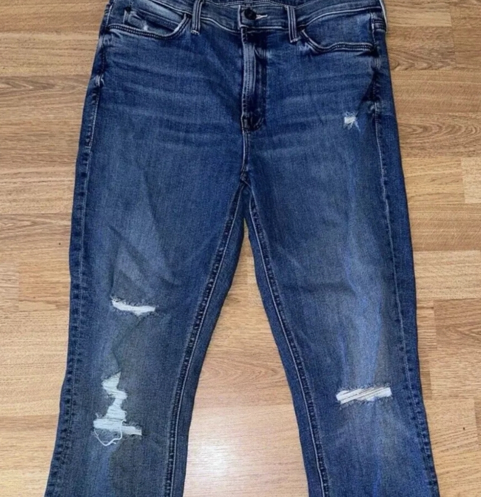 Mother Denim Ankle Fray Jeans